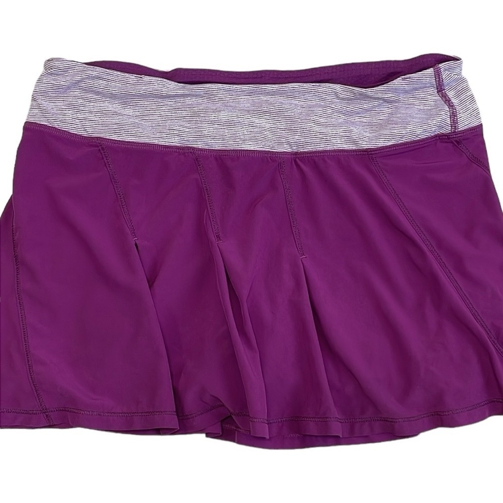 Lululemon Skort Women's 6 Purple Mini Athletic Tennis Skirt Shorts Running